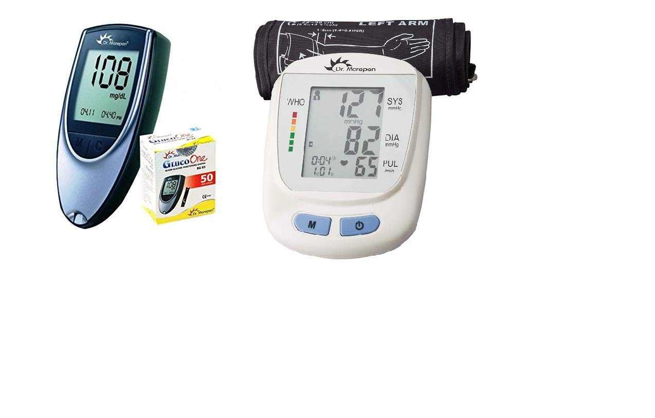 blood pressure monitor and blood sugar combo