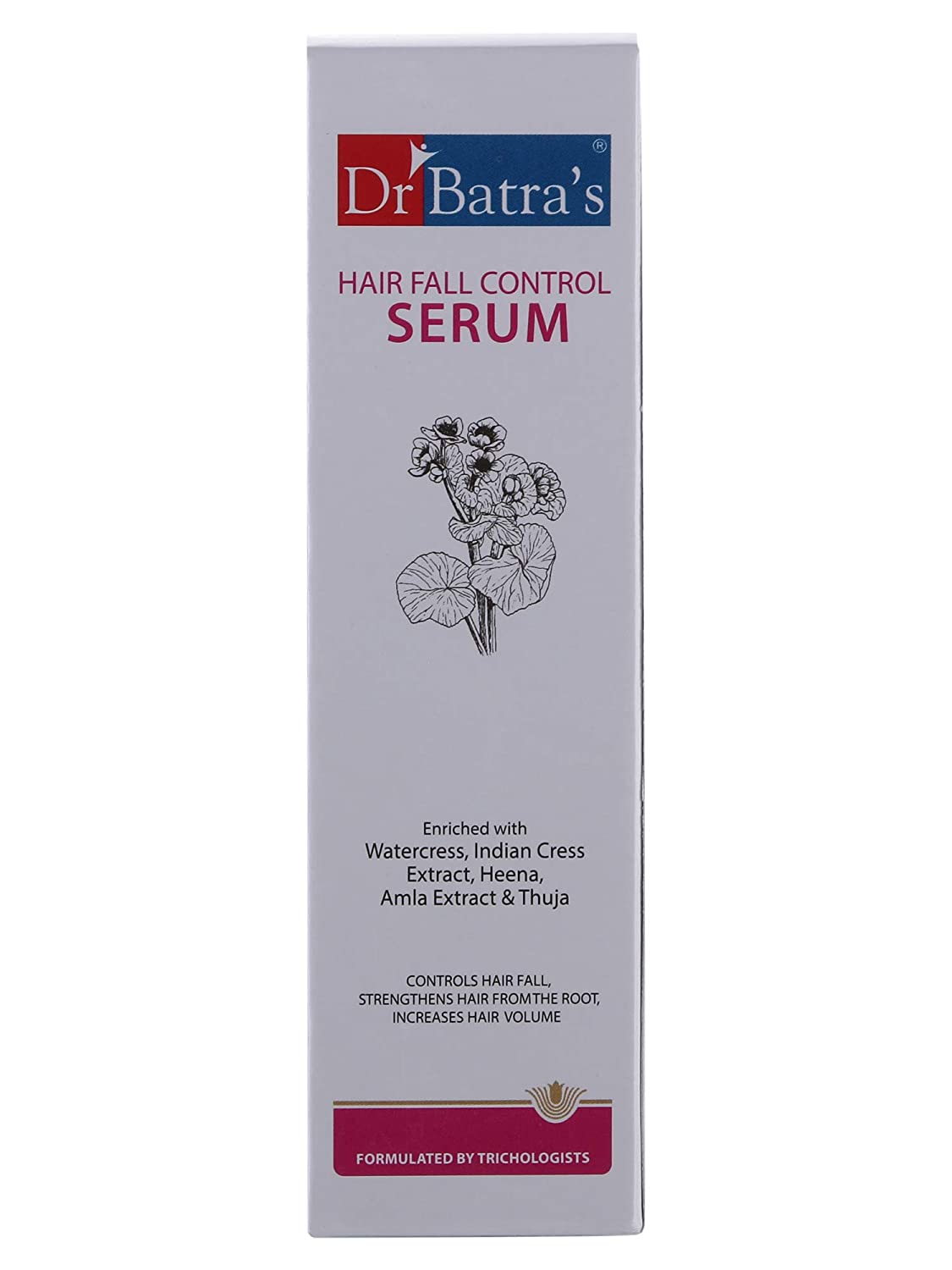Dr Batras Hair Fall Control Serum With Natural Extracts 125 Ml हयर सरम  बल क सरम  Panchal Hygiene Products Udaipur  ID 2850266870897